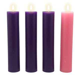 Advent Candle set - 10 x 2