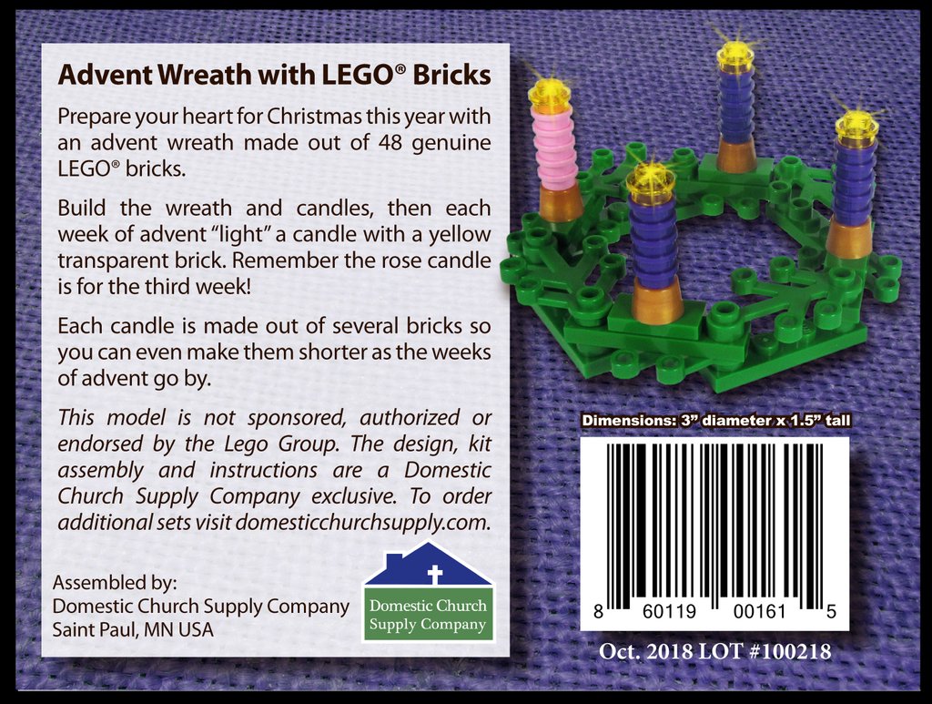 Advent Wreath with LEGO® Bricks - Image 3