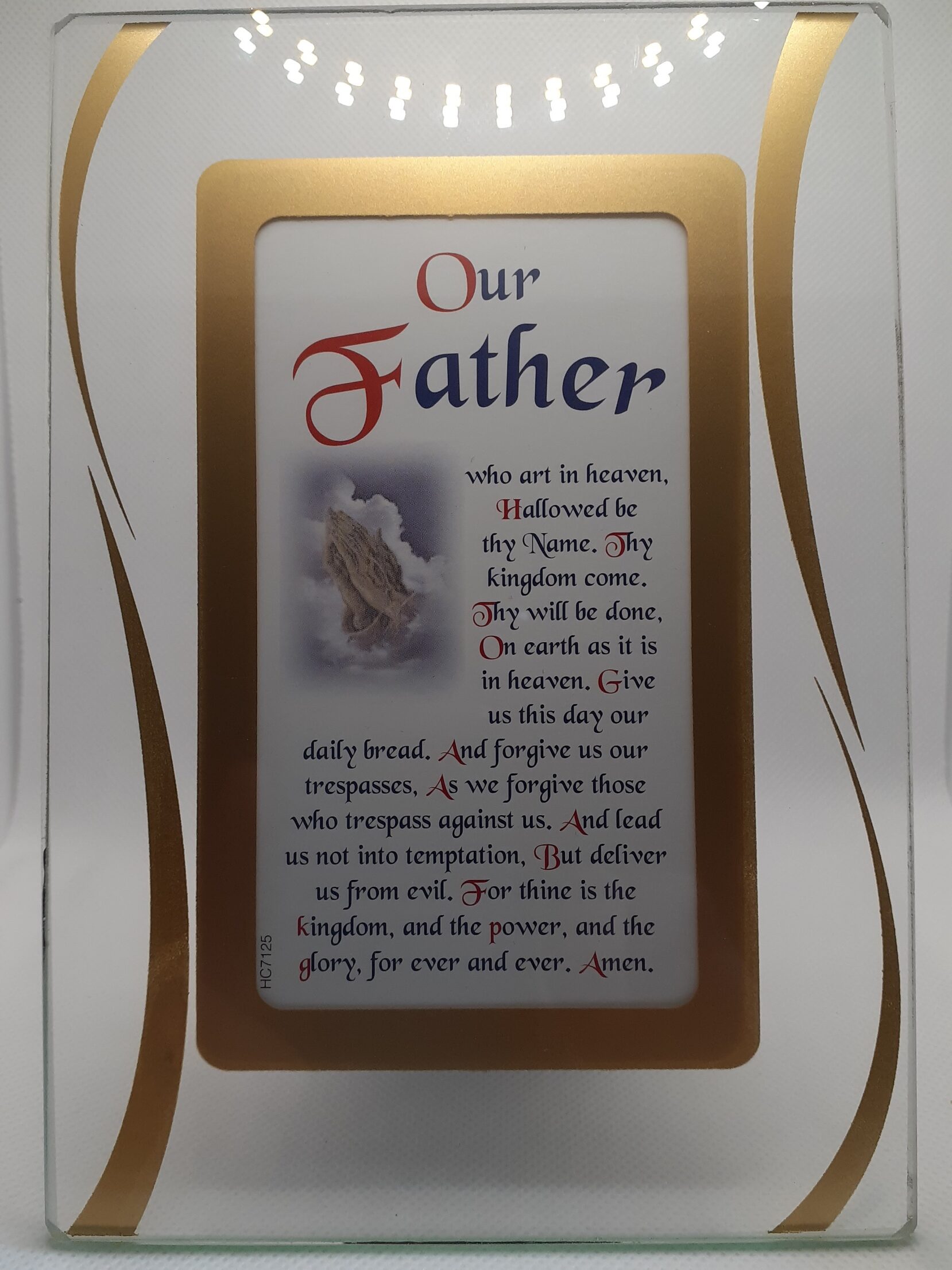 Glass Frame - Our Father